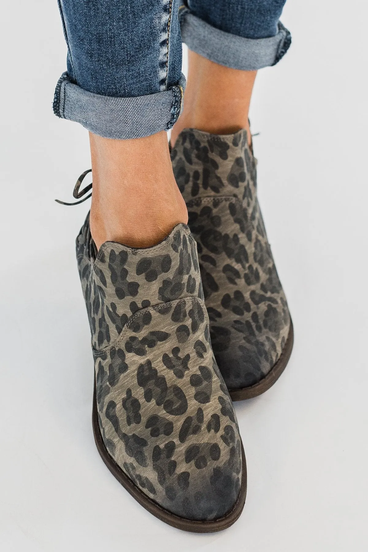 Very G Spot On Booties- Grey