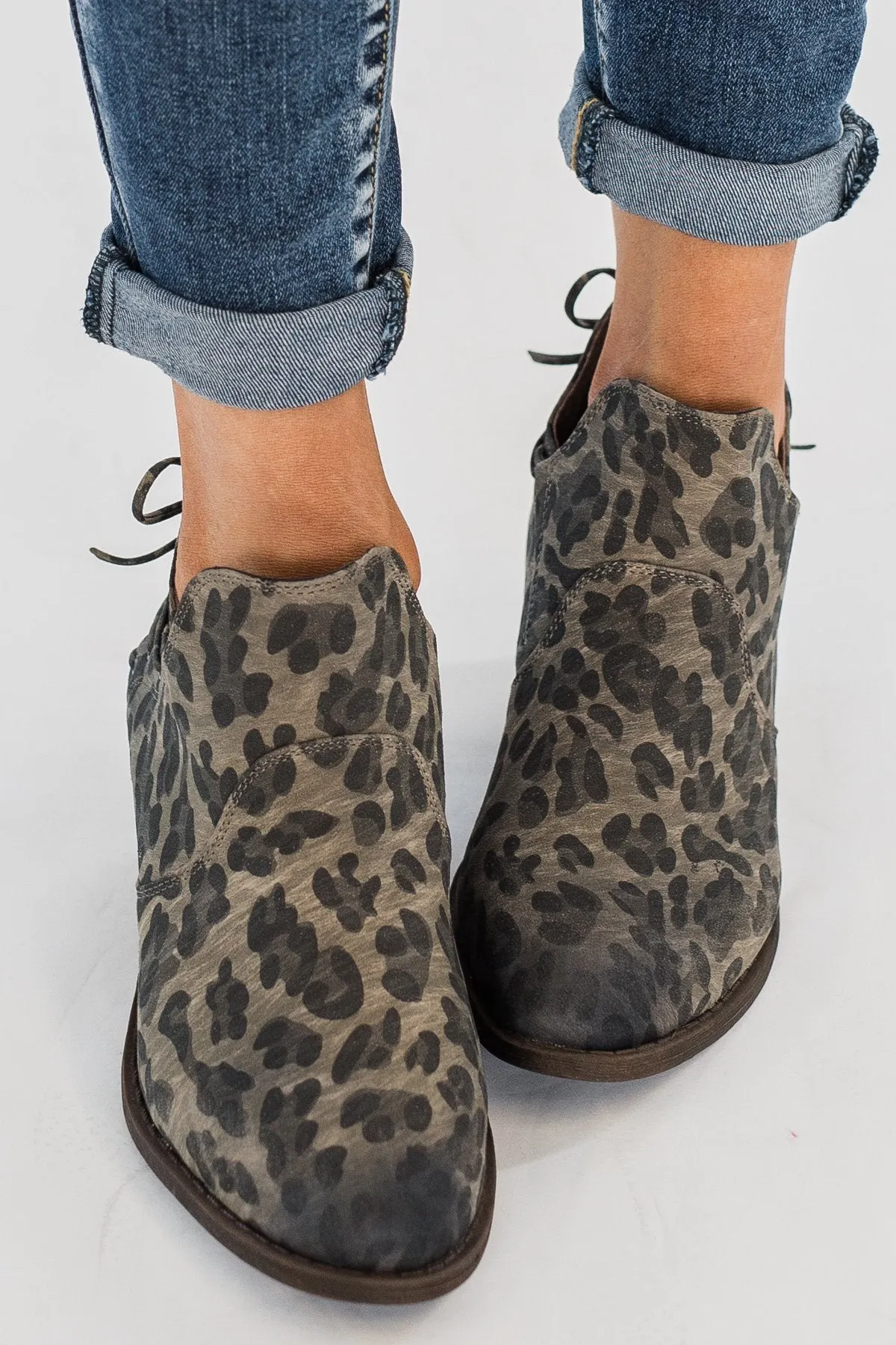 Very G Spot On Booties- Grey