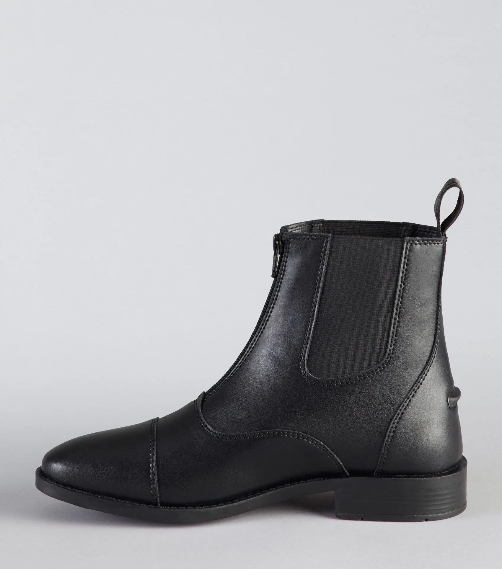 Volens Synthetic Paddock Boots Black