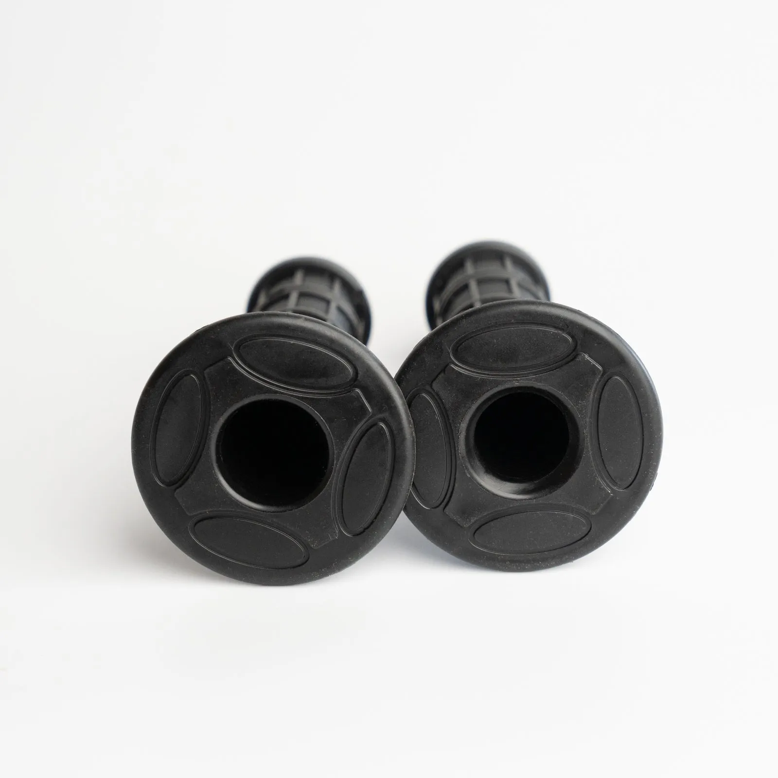Waffle Moto Grips - Black