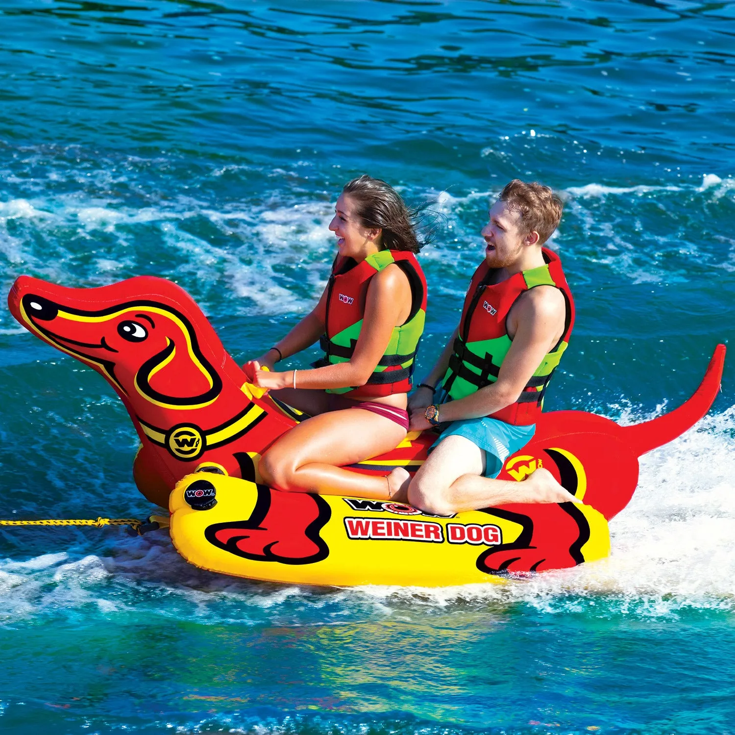 Weiner Dog 2 Person Ski Tube