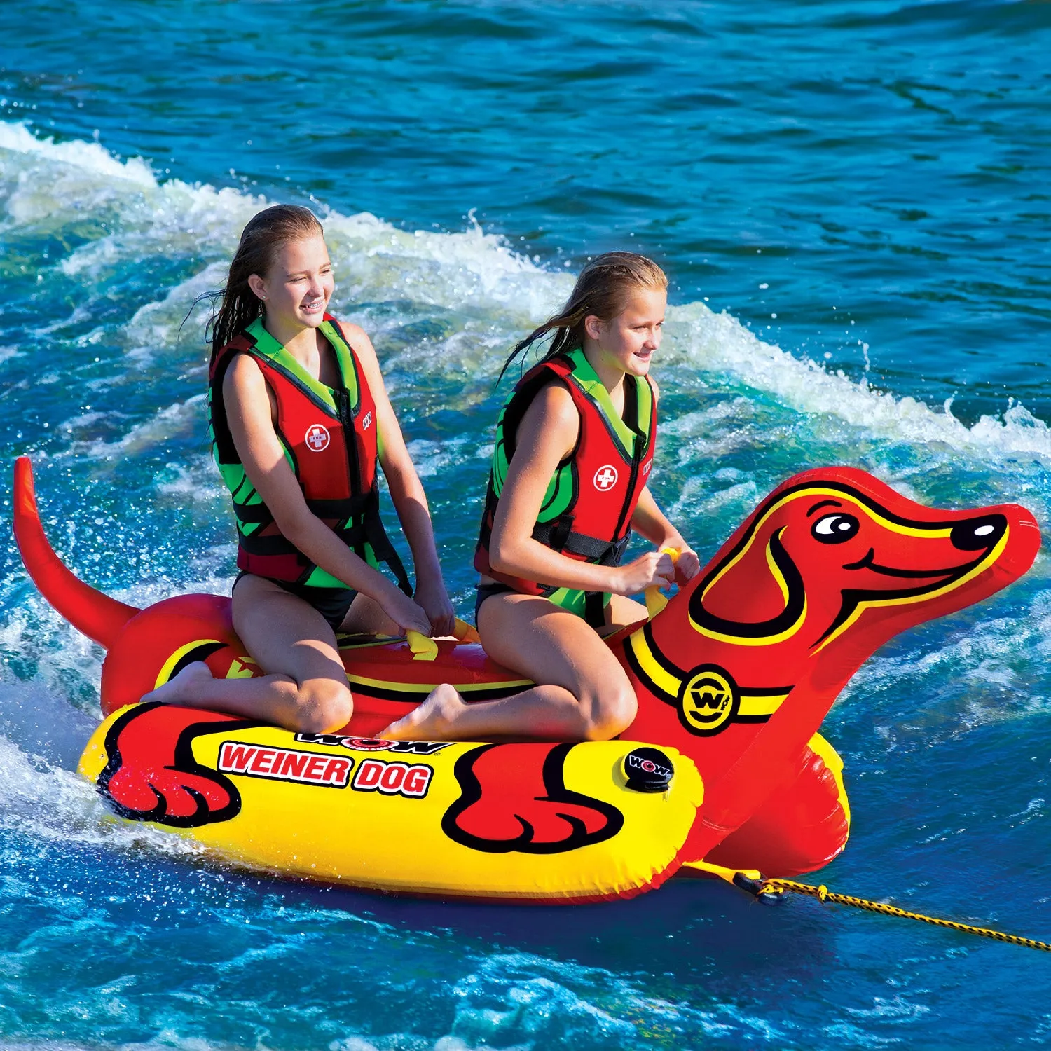 Weiner Dog 2 Person Ski Tube