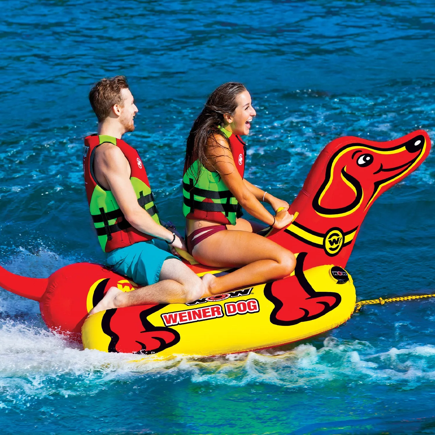 Weiner Dog 2 Person Ski Tube