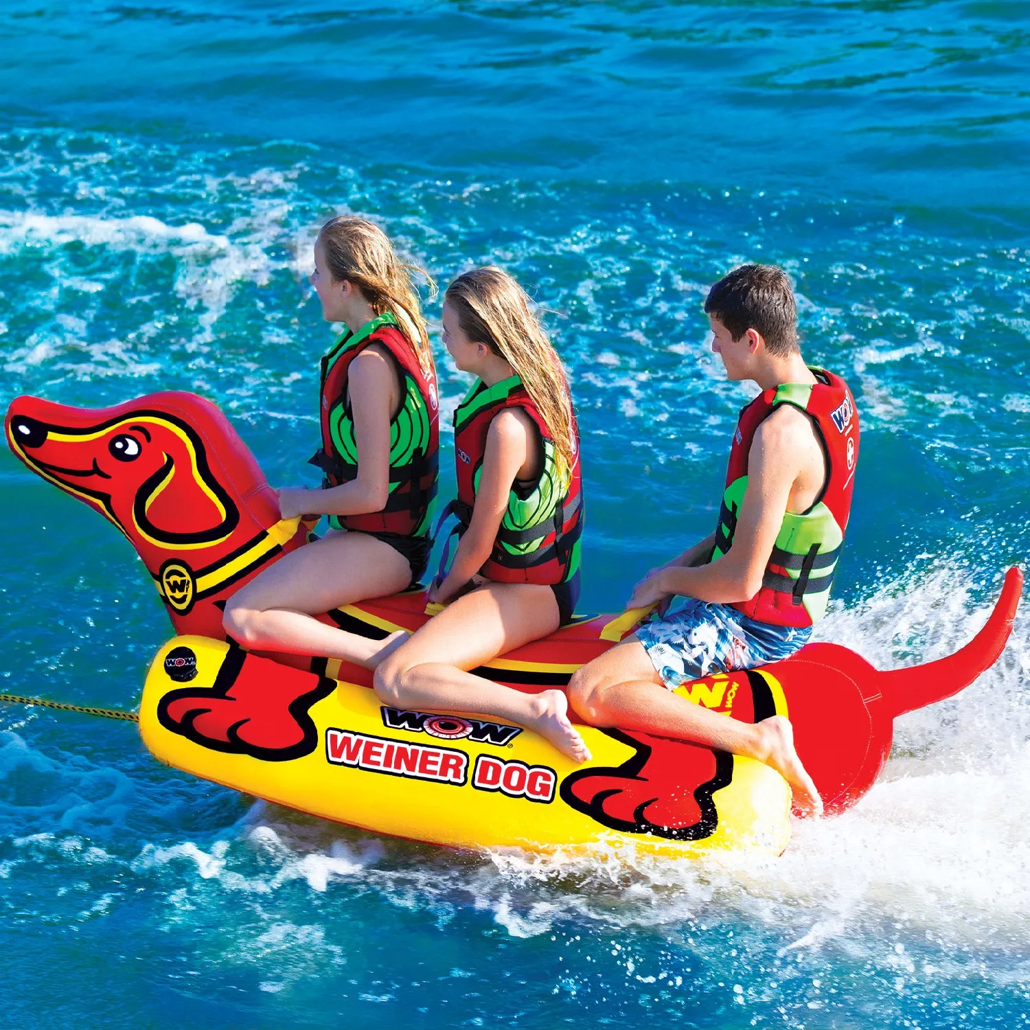Wiener Dog 3 Person Ski Tube