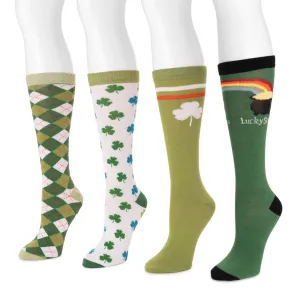 Women's 4 Pack Knee High Sock