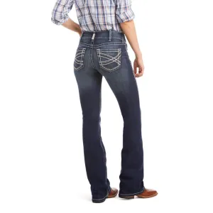 Women's Ariat R.E.A.L. Mid Rise Stretch Entwined Boot Cut Jean
