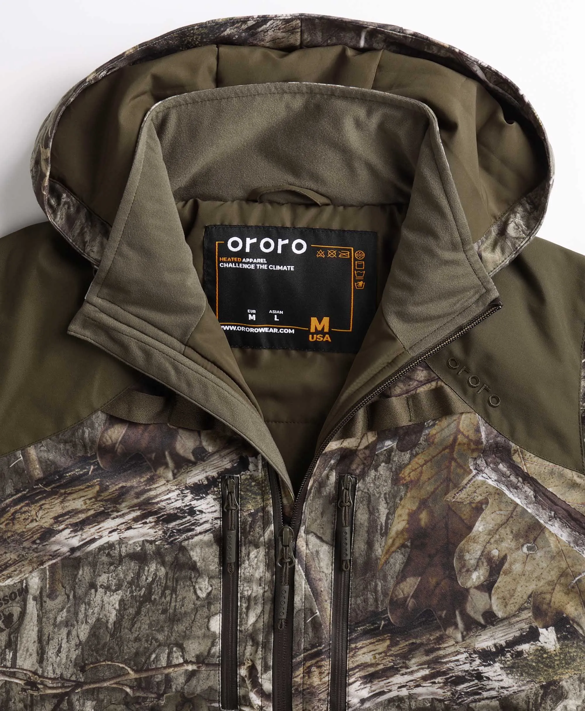 Women's Heated Hunting Jacket - Camouflage, Mossy Oak® Country DNA
