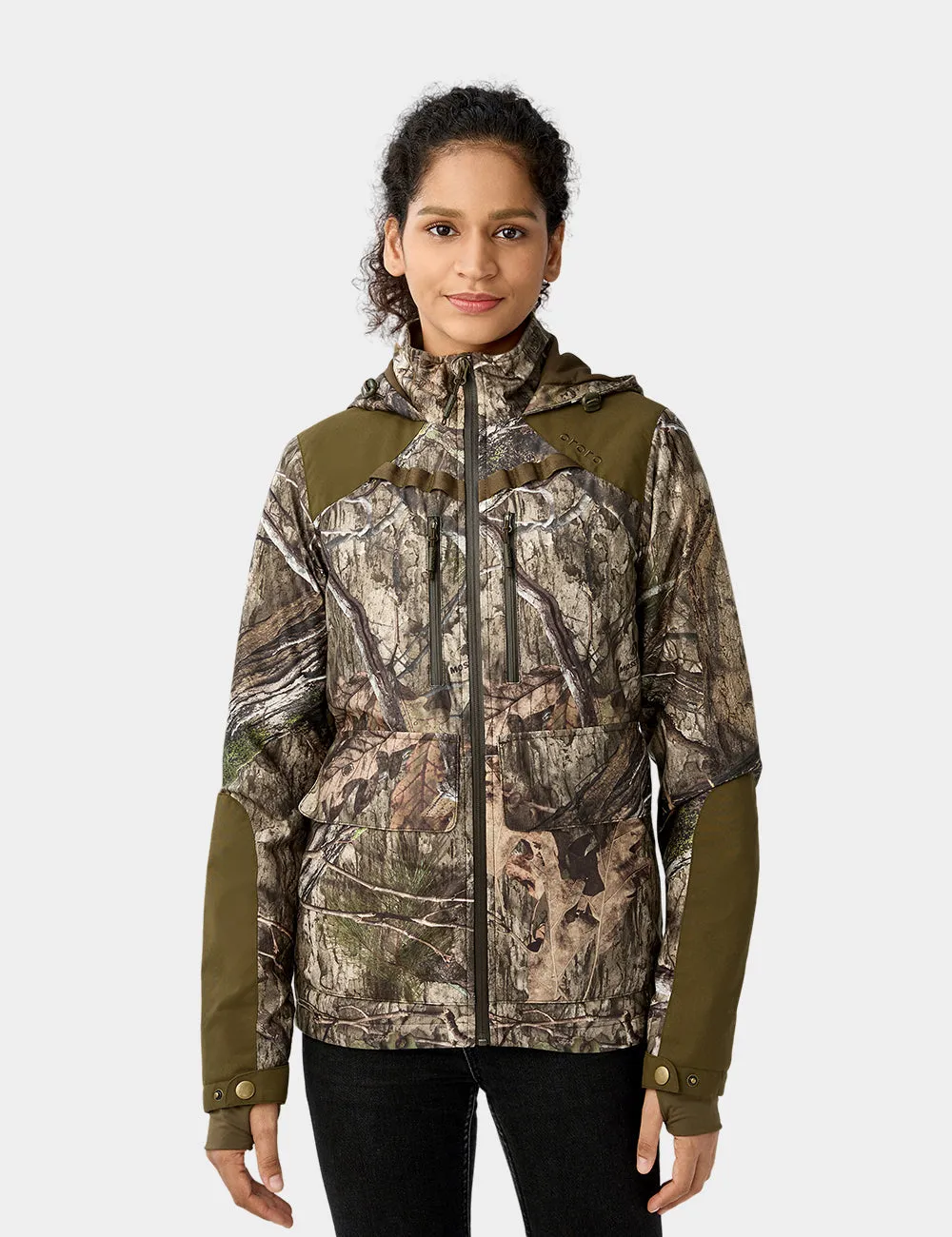 Women's Heated Hunting Jacket - Camouflage, Mossy Oak® Country DNA