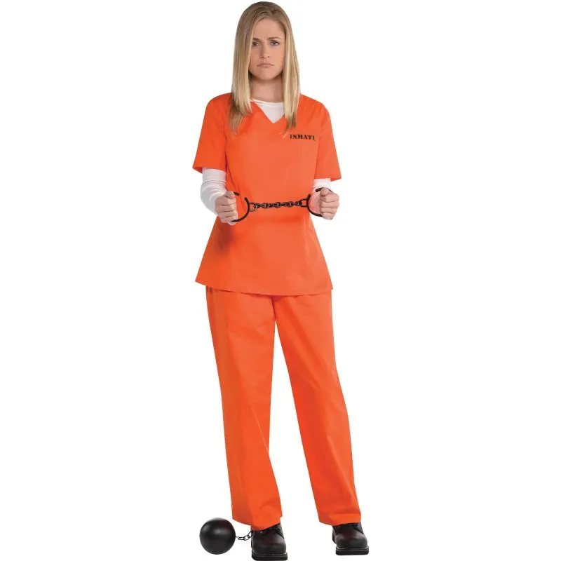 Womens Orange Prisoner Costume