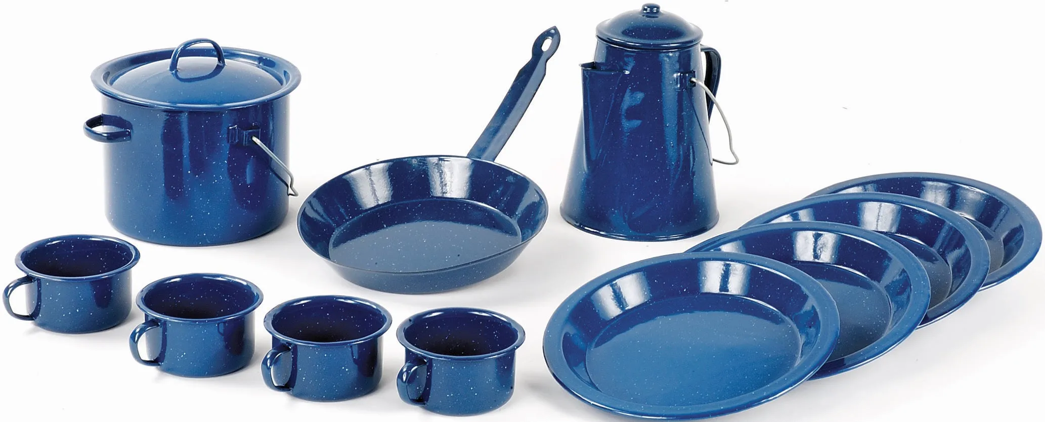 World Famous Blue Enamel Cook Set - 13 piece