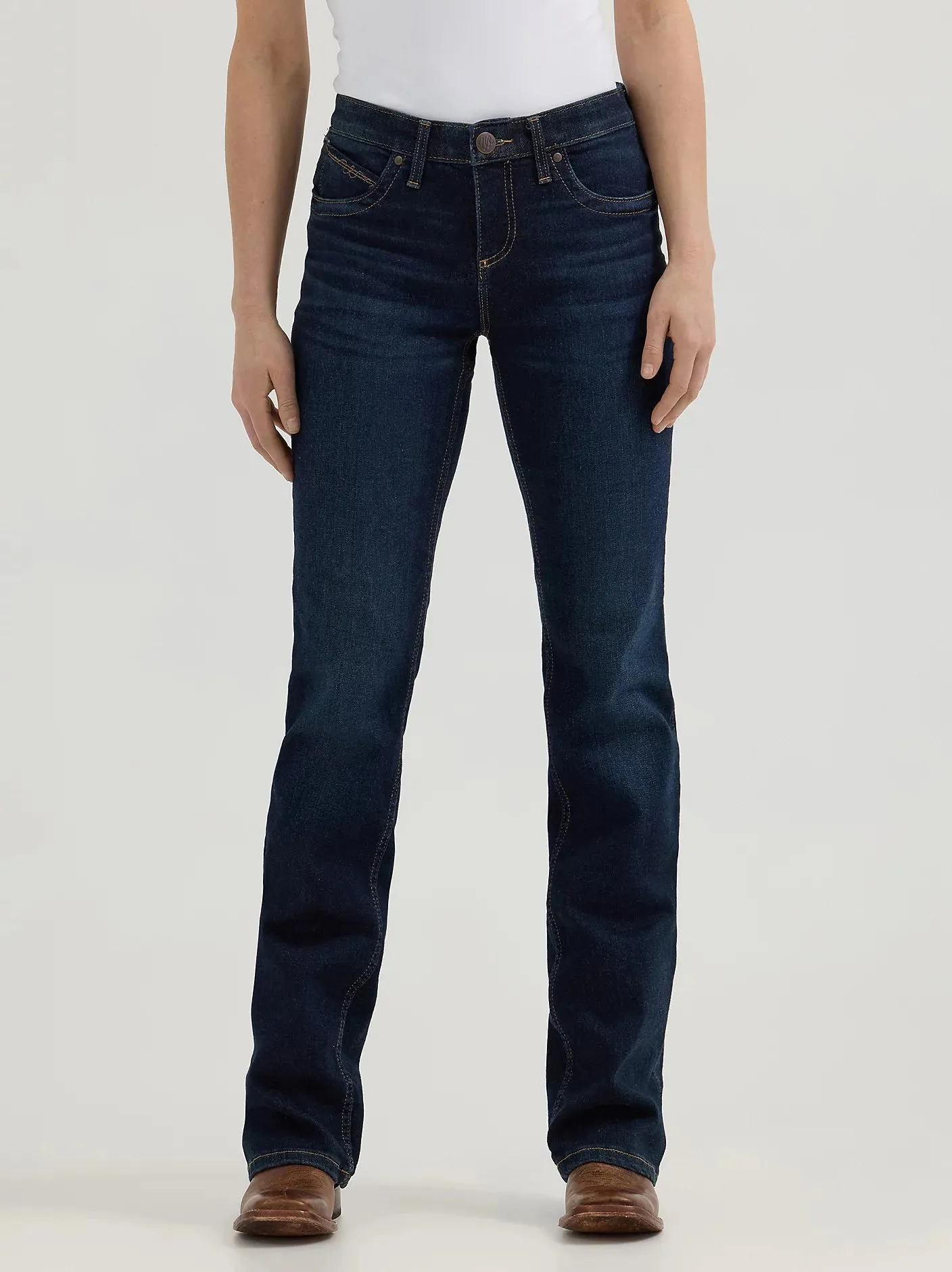 Wrangler Women's Women's Wrangler® Ultimate Riding Jean Q-Baby Mid-Rise Bootcut