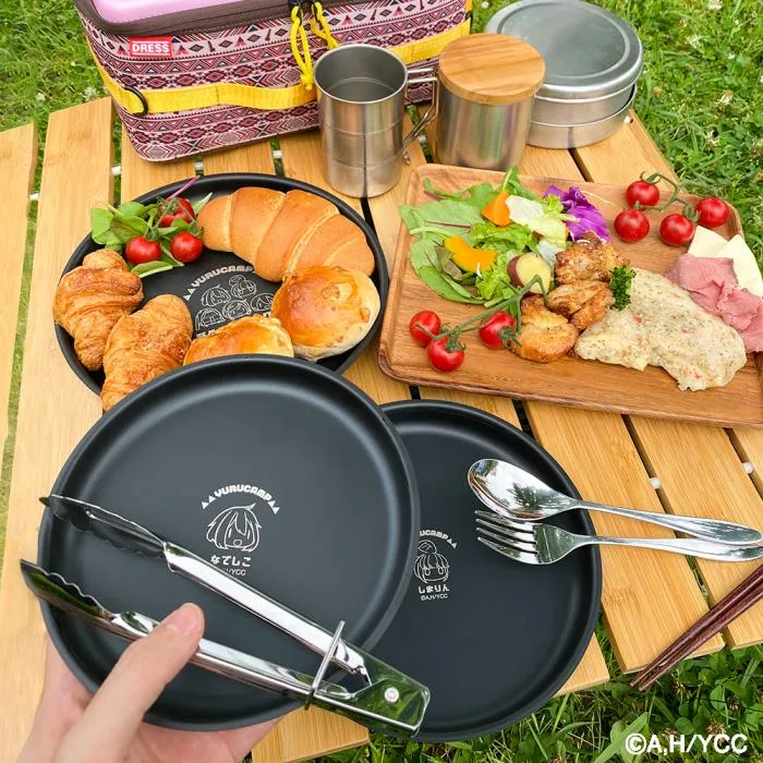 YURU CAMP x DRESS Stainless Plate Set