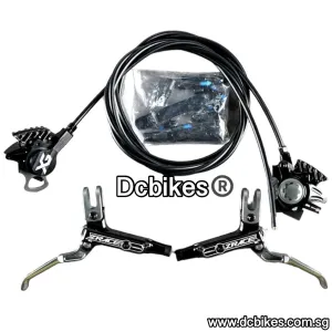 ZR Flat Bar M1 Brake Levers   XG Flat Mount Hydraulic Brakeset 394g