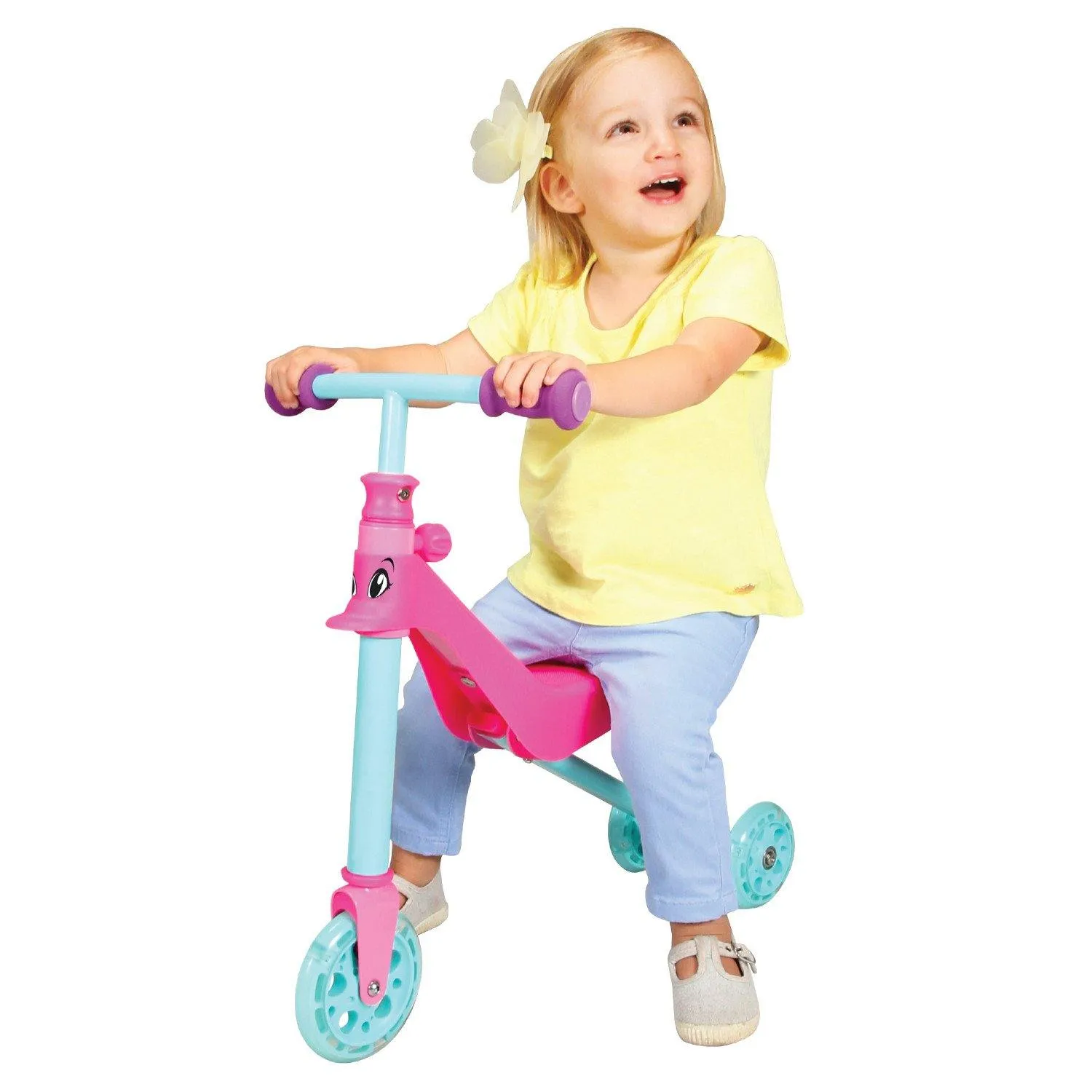 Zycom Zykster Kids Scooter & Balance Trike in 1 - Pink